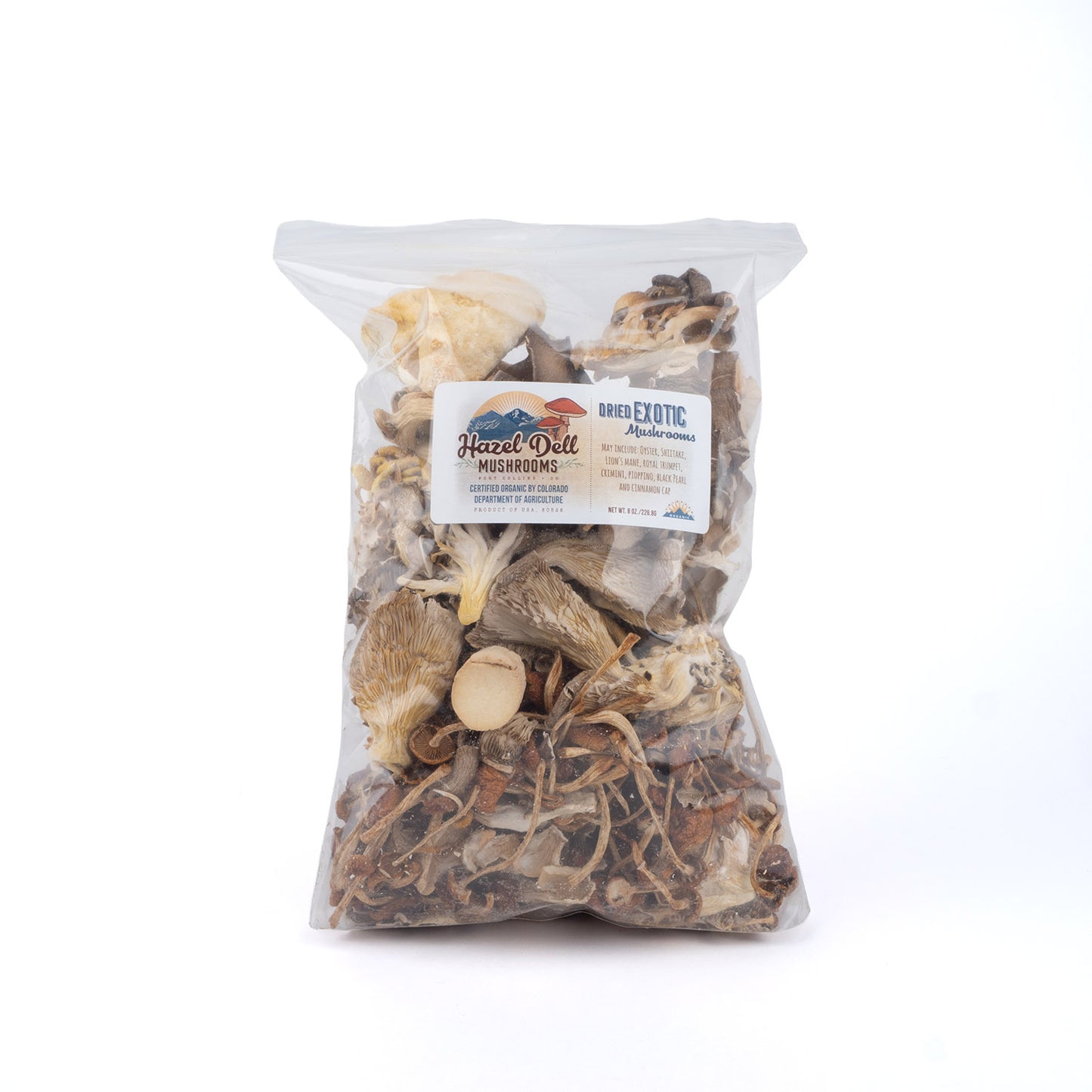 Dried Mixed Exotic Mushrooms