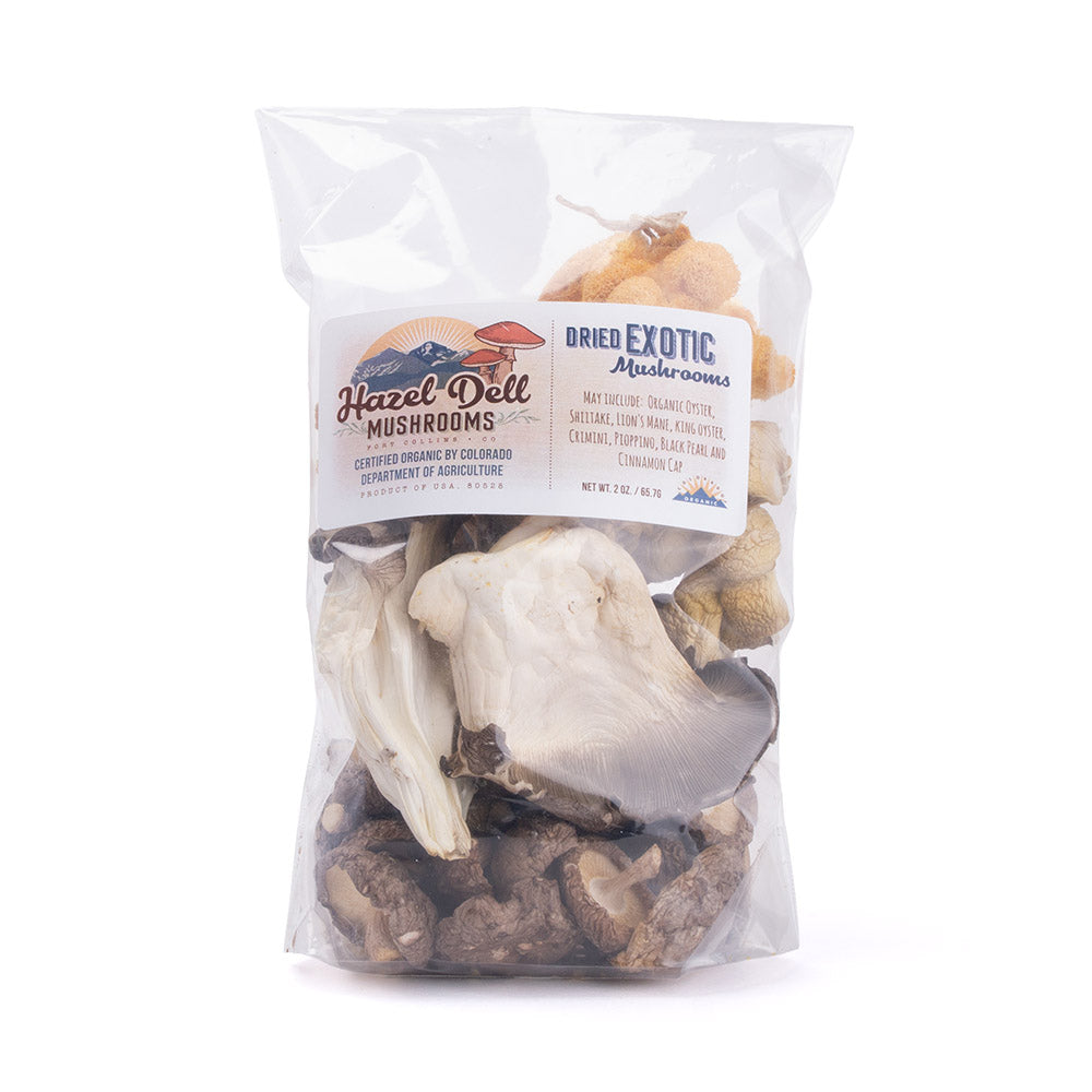 Dried Mixed Exotic Mushrooms