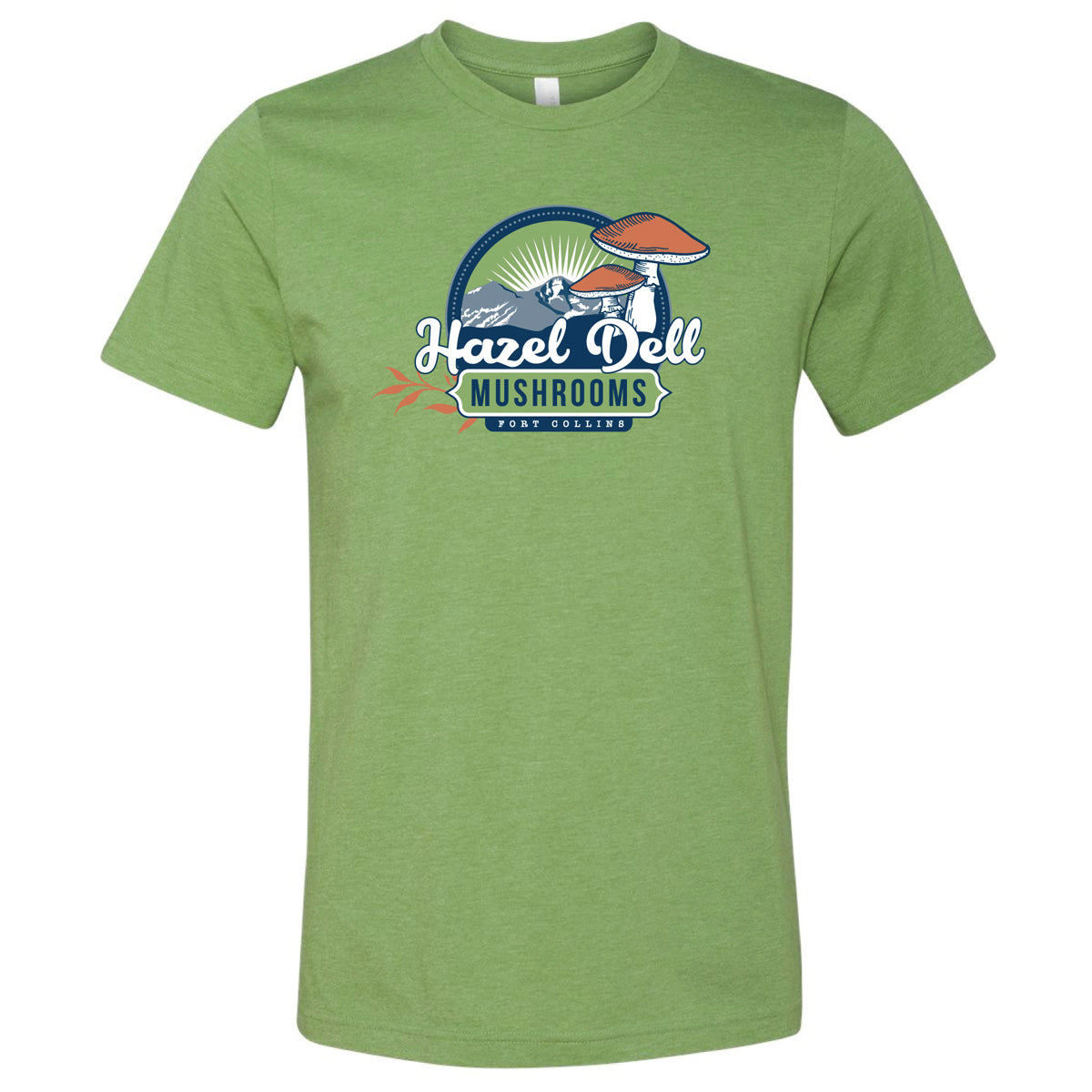 Hazel Dell Logo Shirt - Heather Green