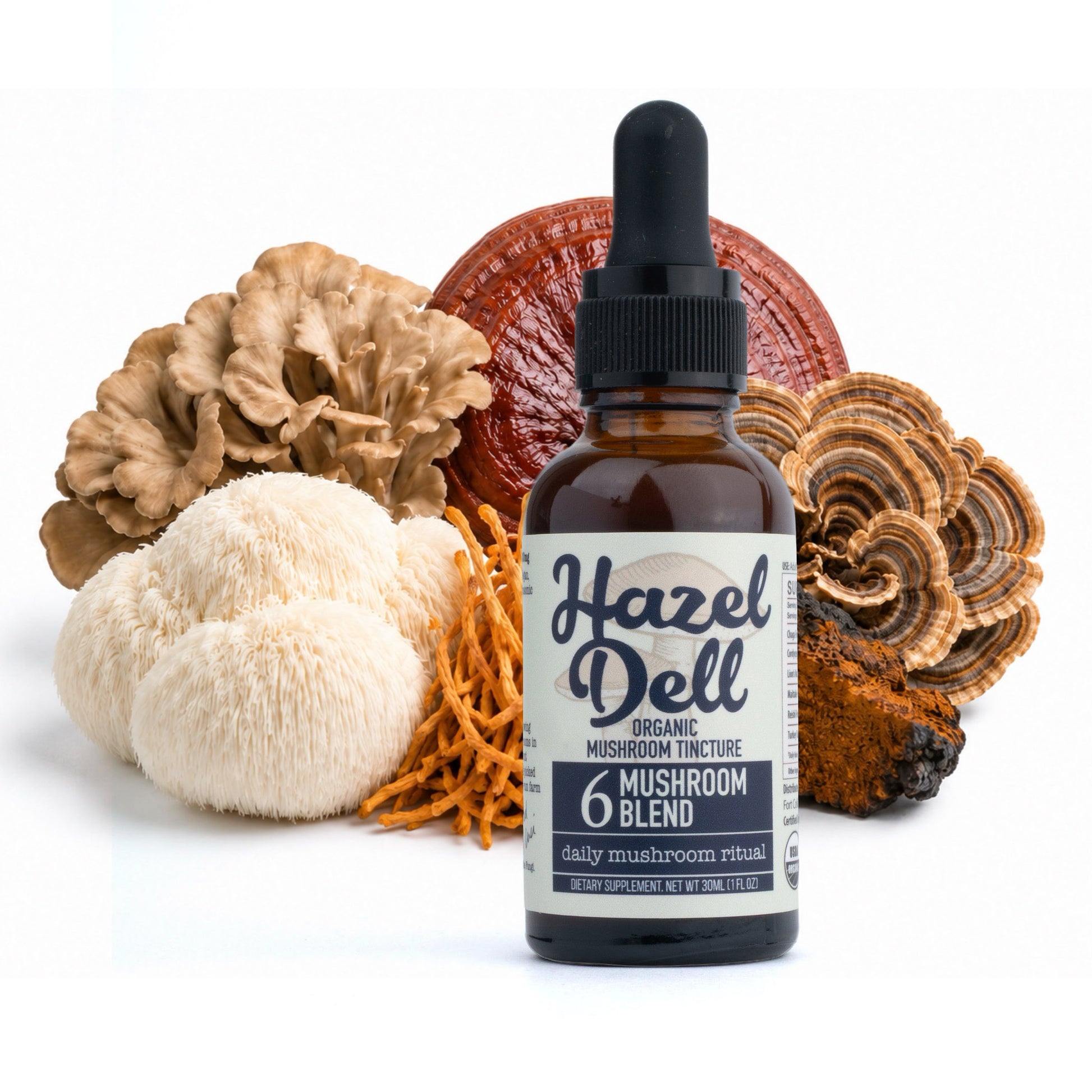 Organic Six Mushroom Blend Tincture