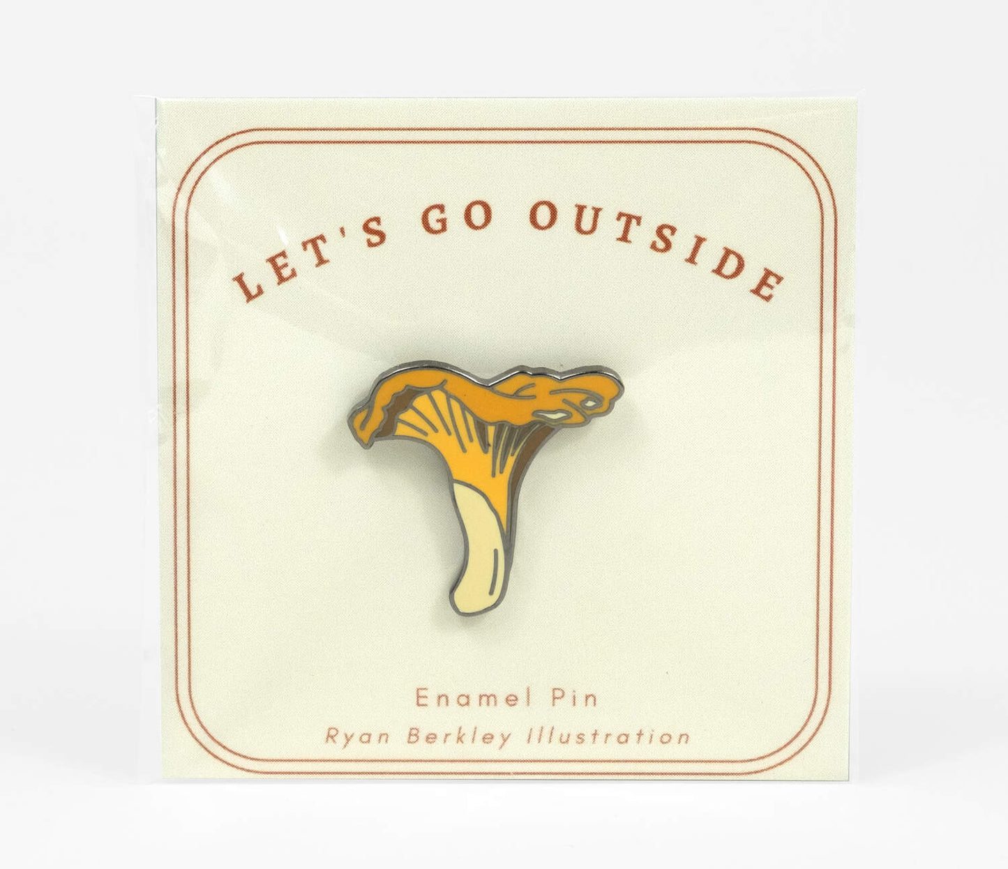 Chanterelle Lapel Pin by Berkley Illustration