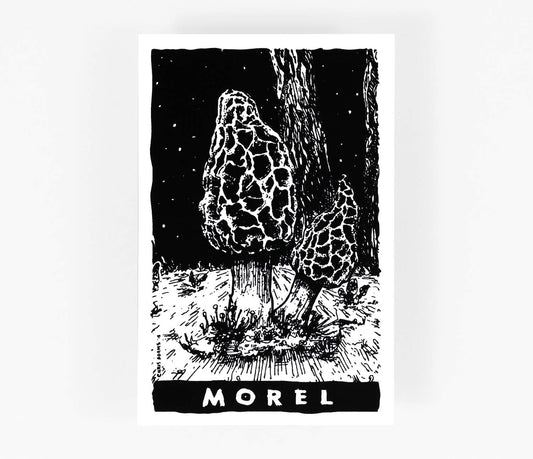 Morel Sticker