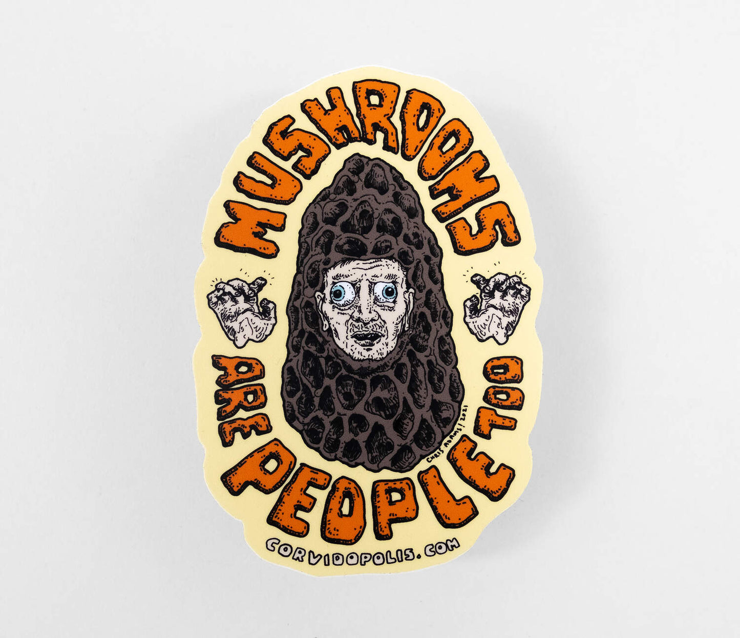 Mushrooms Are People Too Sticker