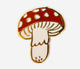 Amanita Mushroom Pin by Phoebe Wahl
